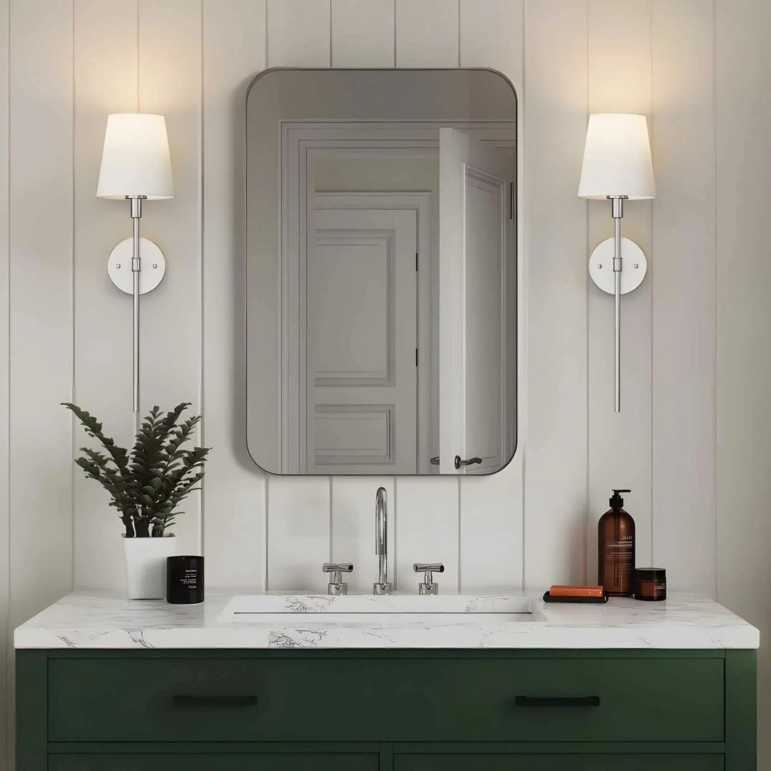 Wireless Wall Mounted Fixtures Battery Operated Set