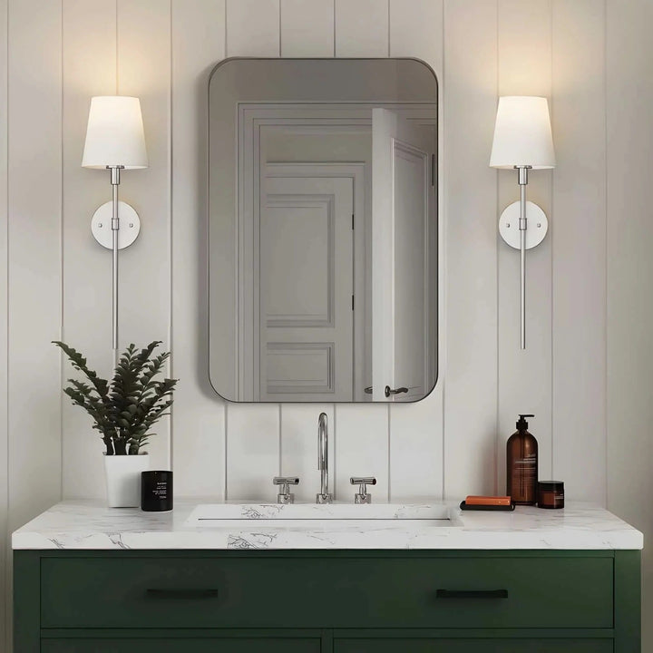 Wireless Wall Mounted Fixtures Battery Operated Set