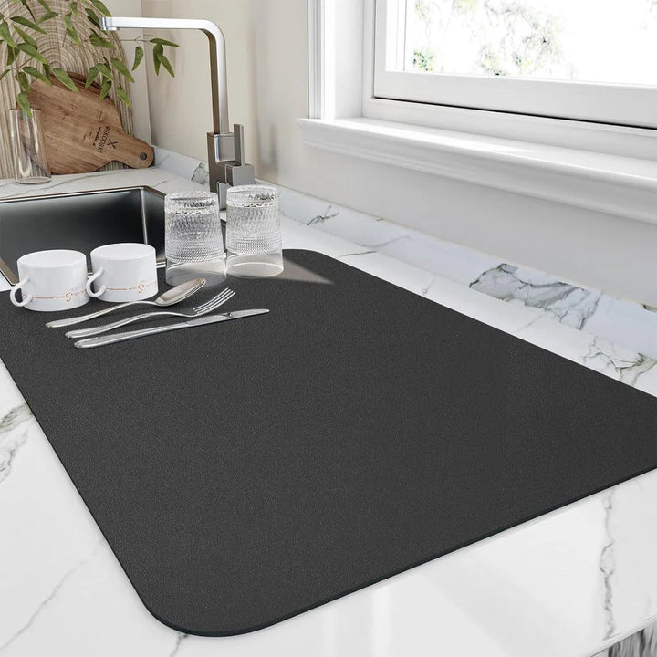 Absorbent Dish Drying Mat Microfiber Non-Slip Kitchen - Lenila
