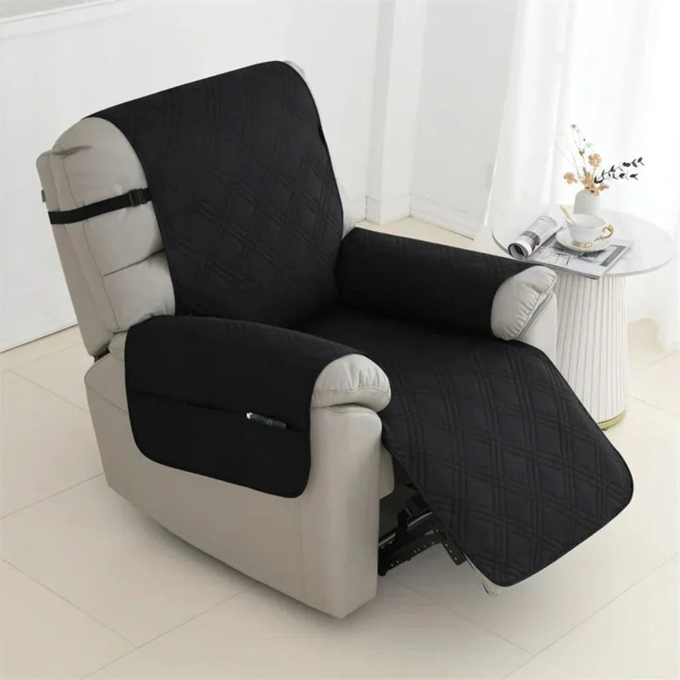 Waterproof Quilted Recliner Slipcover Pet-Friendly Protector