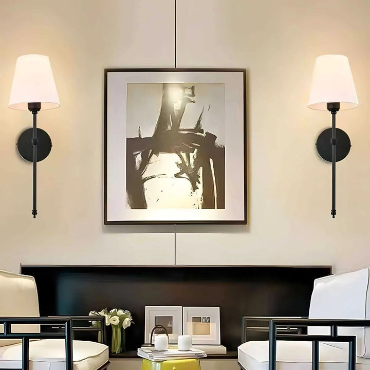 Wireless Wall Mounted Fixtures Battery Operated Set