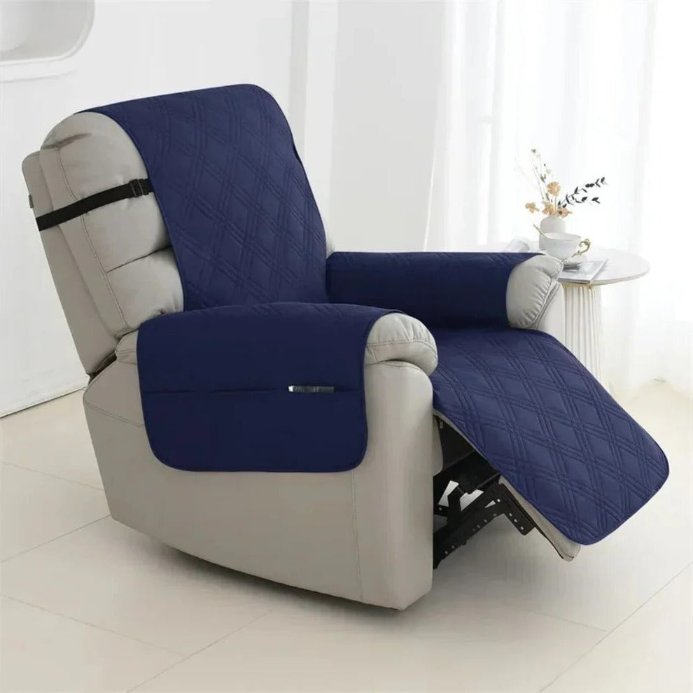 Waterproof Quilted Recliner Slipcover Pet-Friendly Protector
