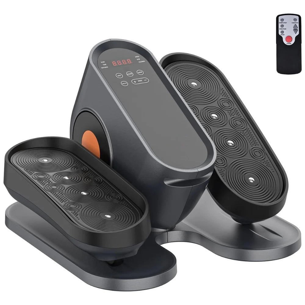 Compact Elliptical Machine with Digital Display and Wireless Remote