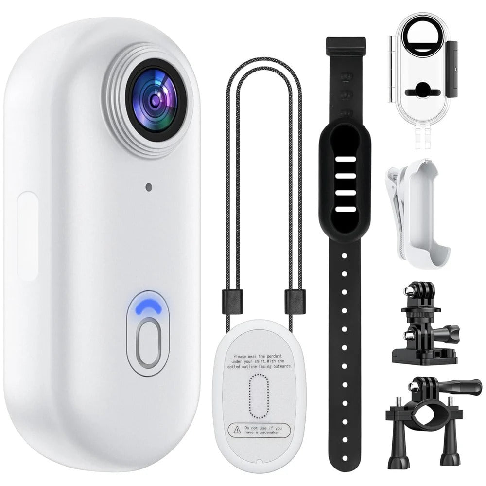 Wearable POV 4K Thumb Camera Waterproof Built-In 128GB Storage