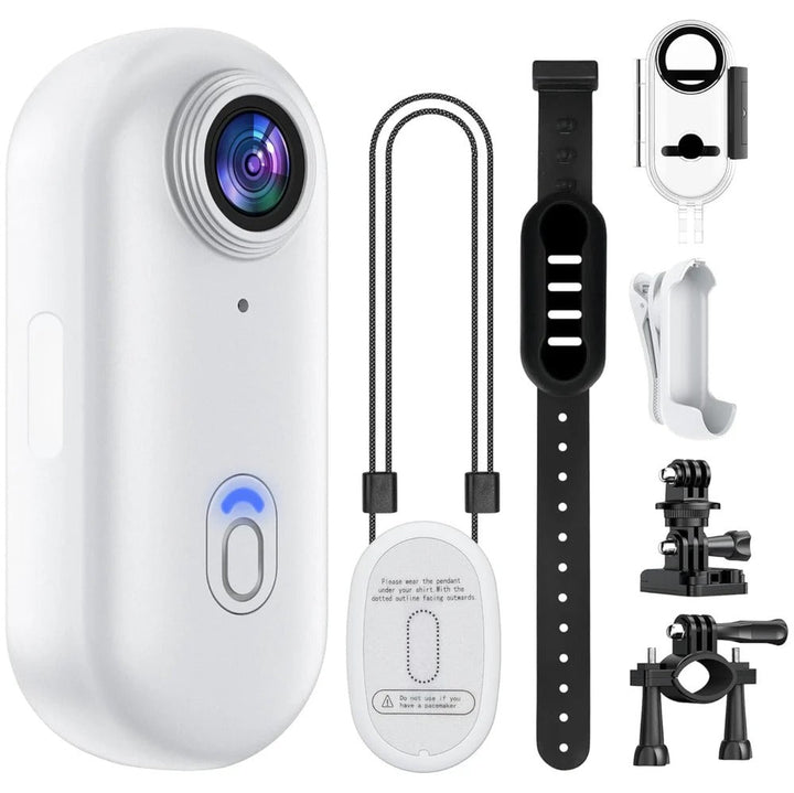 Wearable POV 4K Thumb Camera Waterproof Built-In 128GB Storage