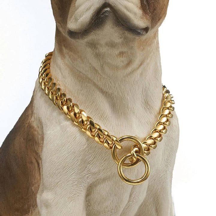 Adjustable Stainless Steel Dog Collar Chain