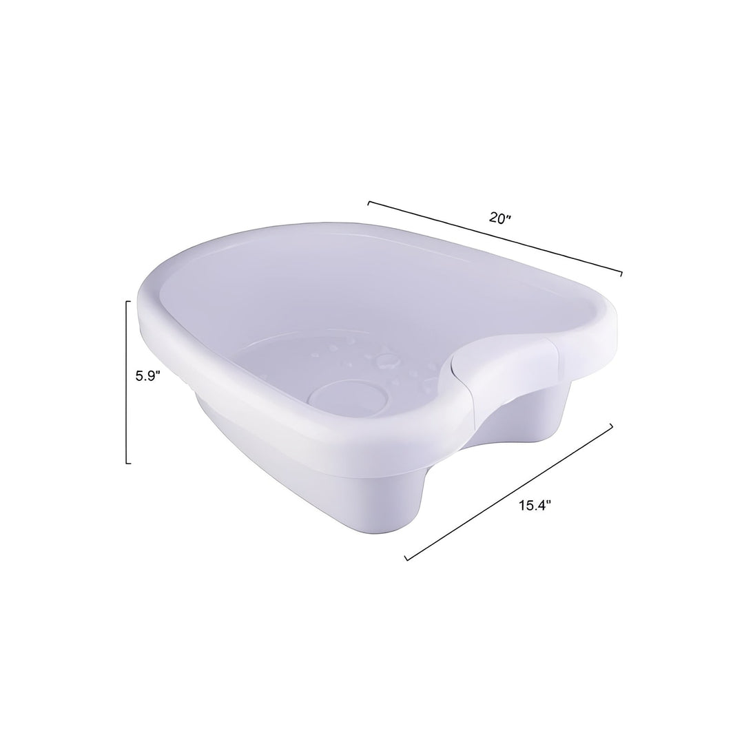 Foot Soaking Basin with Relaxation Support Features