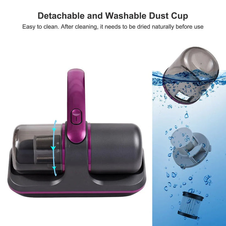 Handheld UV Vacuum Cleaner Strong Suction Deep Mattress Cleaning