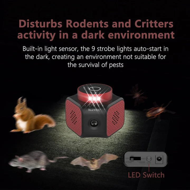 Electronic Rodent Repellent Device High Frequency Silent Operation