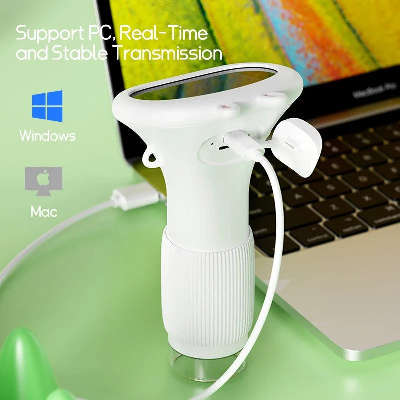 Kids Handheld Science Microscope with 1000X Zoom Portable Design