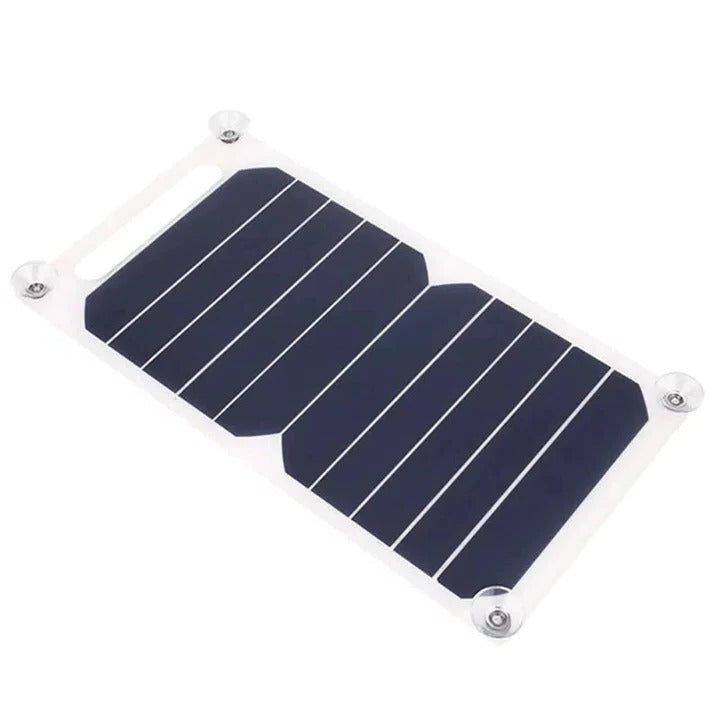 Portable Waterproof Solar Panel with USB Battery Pack