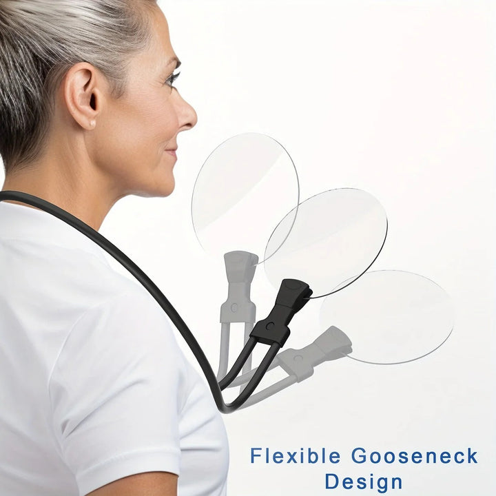 Hands- Magnifying Glass with Ergonomic Neck Strap 5X Magnification