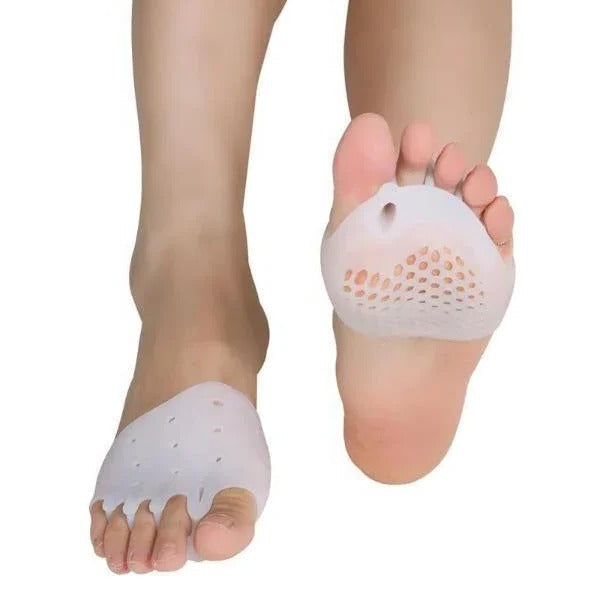 Gel Forefoot Pad with Toe Spreading Slots
