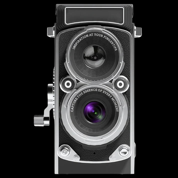 Vintage Style Twin Lens Reflex Camera Classic Design - Lenila