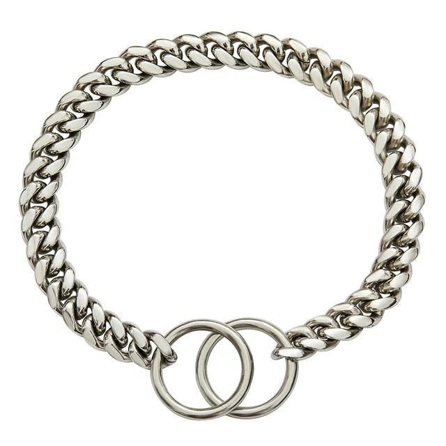 Adjustable Stainless Steel Dog Collar Chain