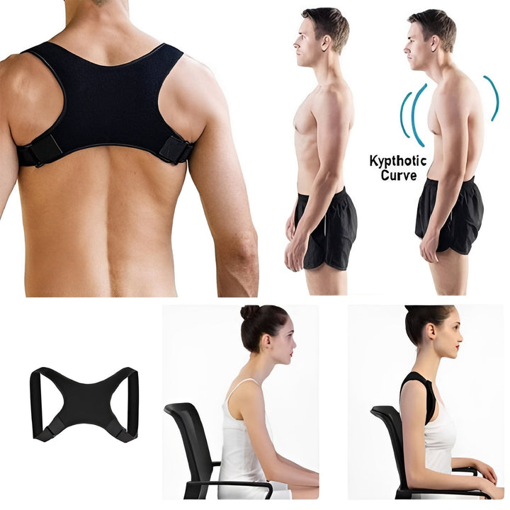 Posture Support Brace Adjustable Shoulder Straps Spine