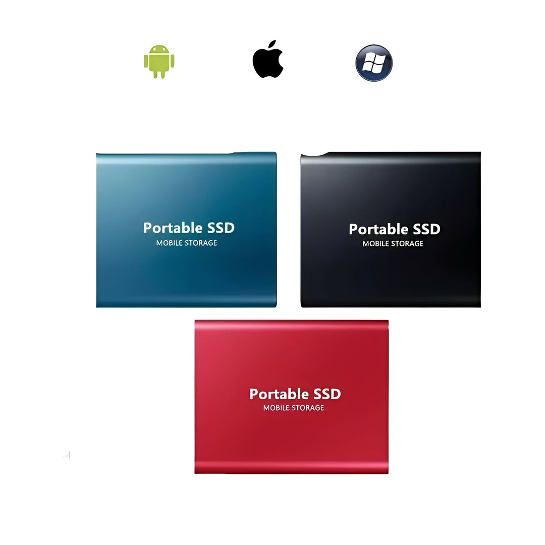 Portable SSD Drive High-Speed Data Transfer Compact Design