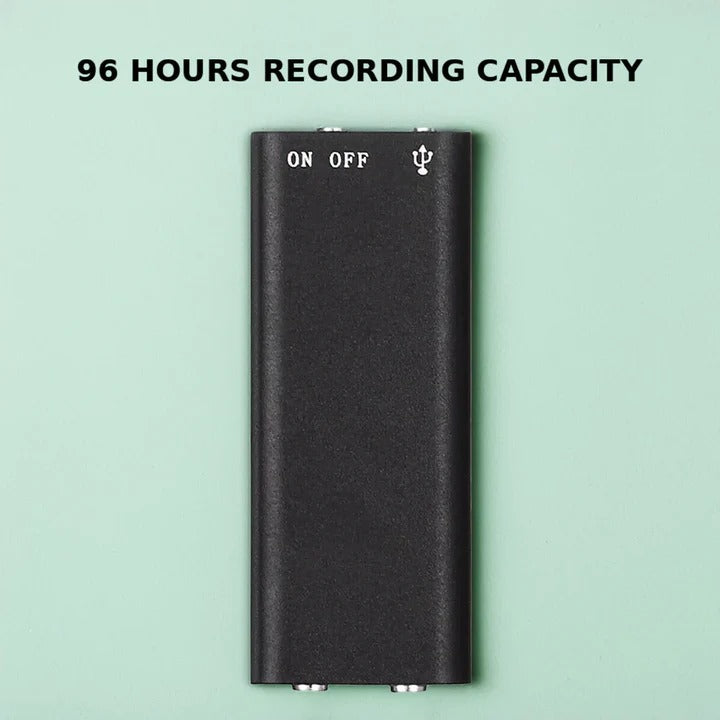 Portable Voice-Activated Mini Recorder Compact Sound Recording Tool