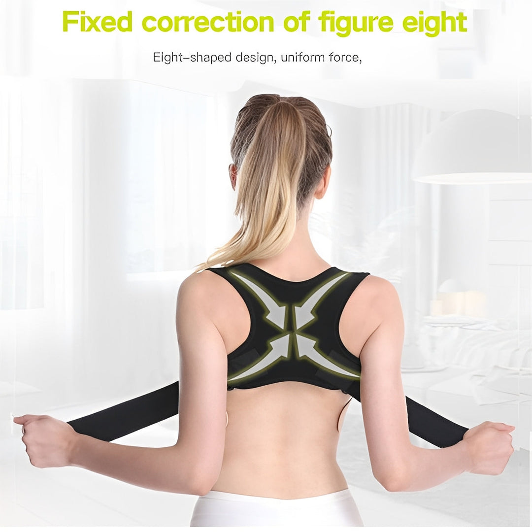 Posture Support Brace Adjustable Shoulder Straps Spine