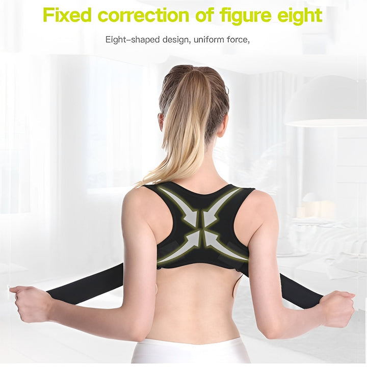 Posture Support Brace Adjustable Shoulder Straps Spine