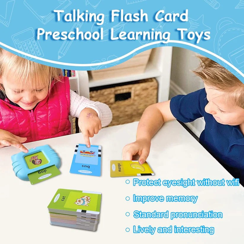 Kids Interactive Talking Flash Cards Educational Learning Tool