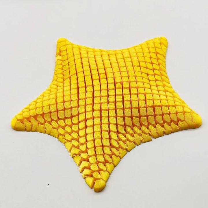 3D Printed Sea Star Sensory Toy Flexible Articulated Segments