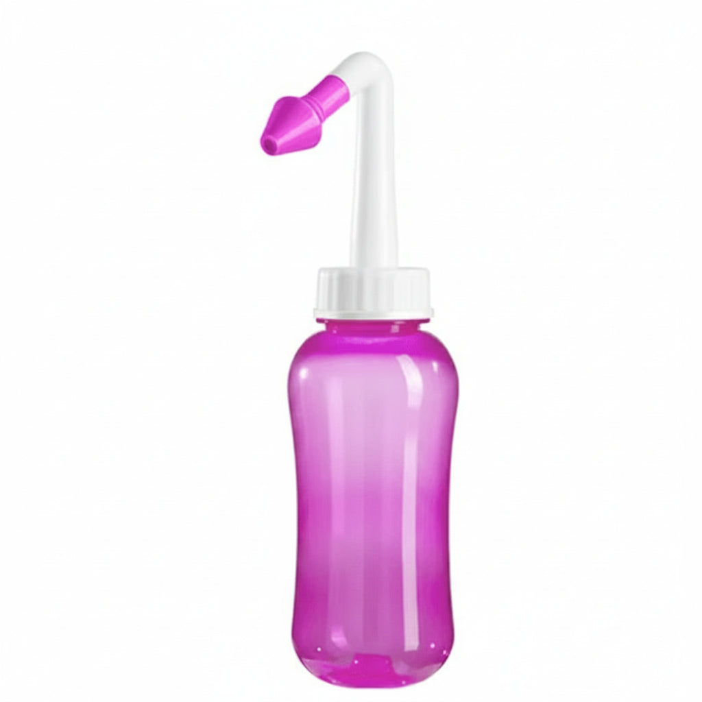 Nasal Irrigation Bottle Pressurized Flow for Daily Nasal Rinse
