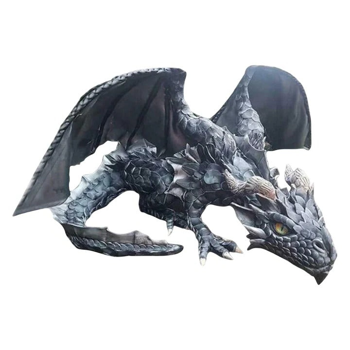 Decorative Dragon Guardian Statue Ceramic Figurine