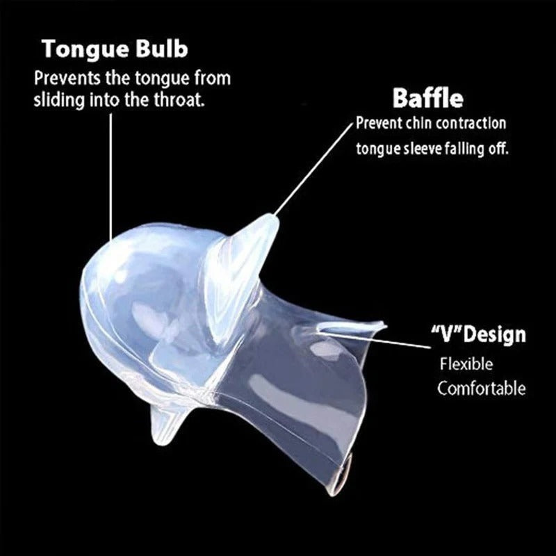 Mandibular Advancement Sleep Guard with Tongue Retaining