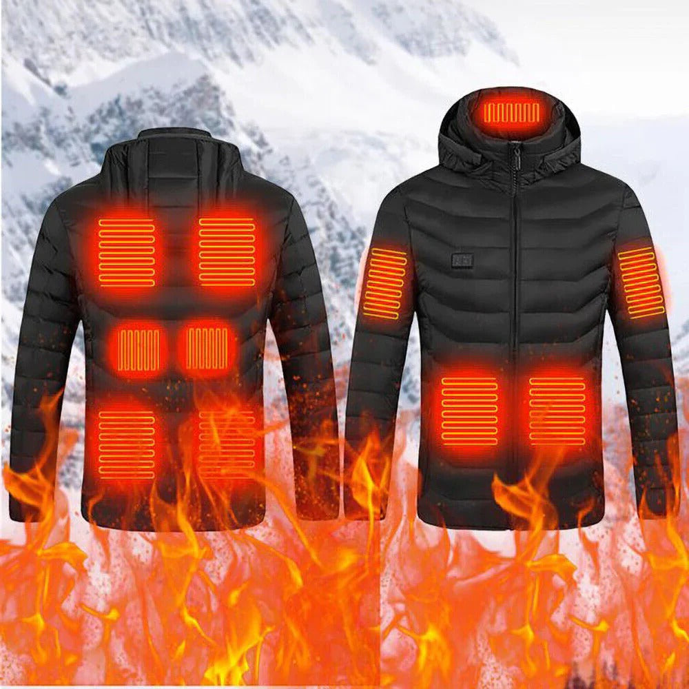 Heated Jacket Electric Warm Insulated Fit