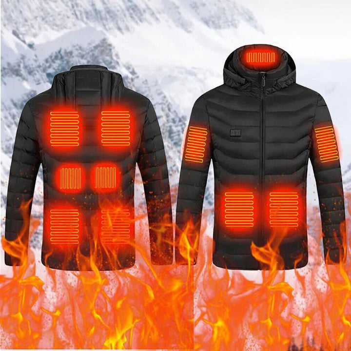 Heated Jacket Electric Warm Insulated Fit