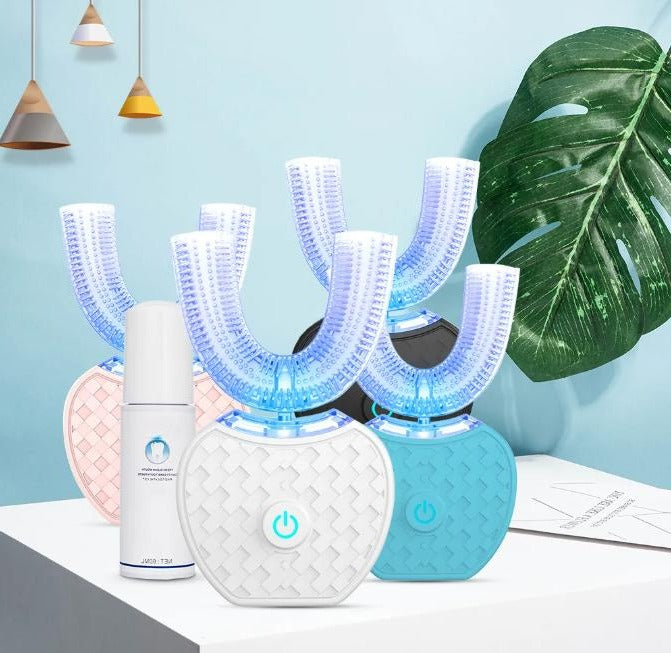 Electric Sonic Dental Cleaner High Frequency Vibrations Deep Cleaning