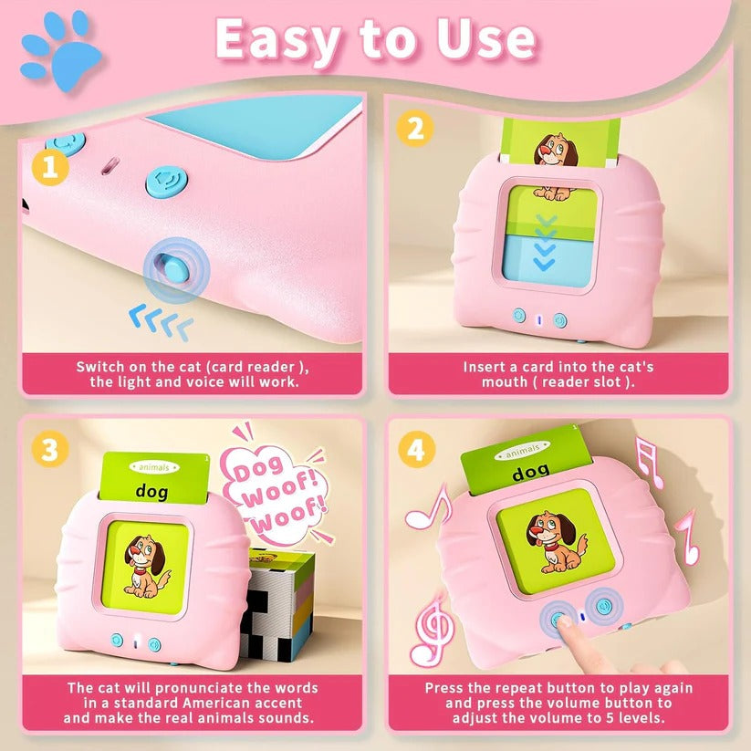 Kids Interactive Talking Flash Cards Educational Learning Tool