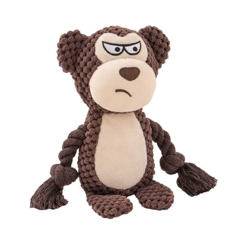 Dog Toy Durable Squeaky Octopus with Crinkle Texture