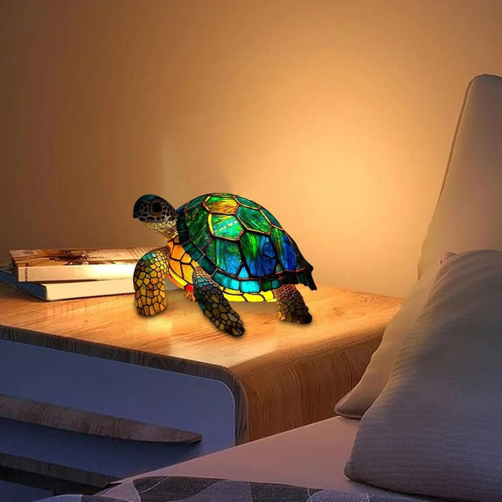 Decorative Turtle-Shaped Lamp with Warm Accent