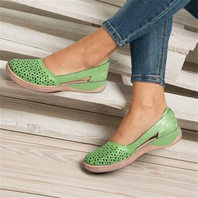 Womens Flats Soft Stretch Comfortable Fit