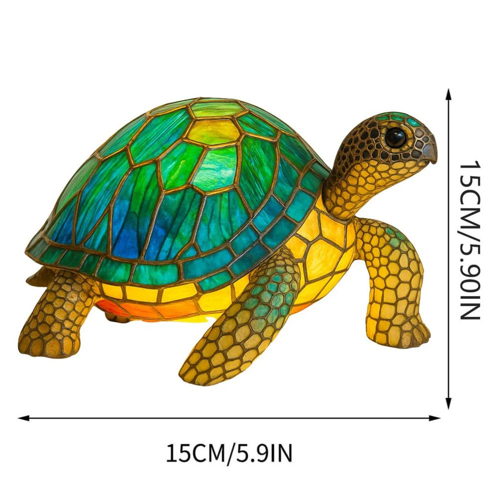 Decorative Turtle-Shaped Lamp with Warm Accent