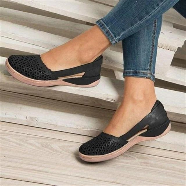 Womens Flats Soft Stretch Comfortable Fit