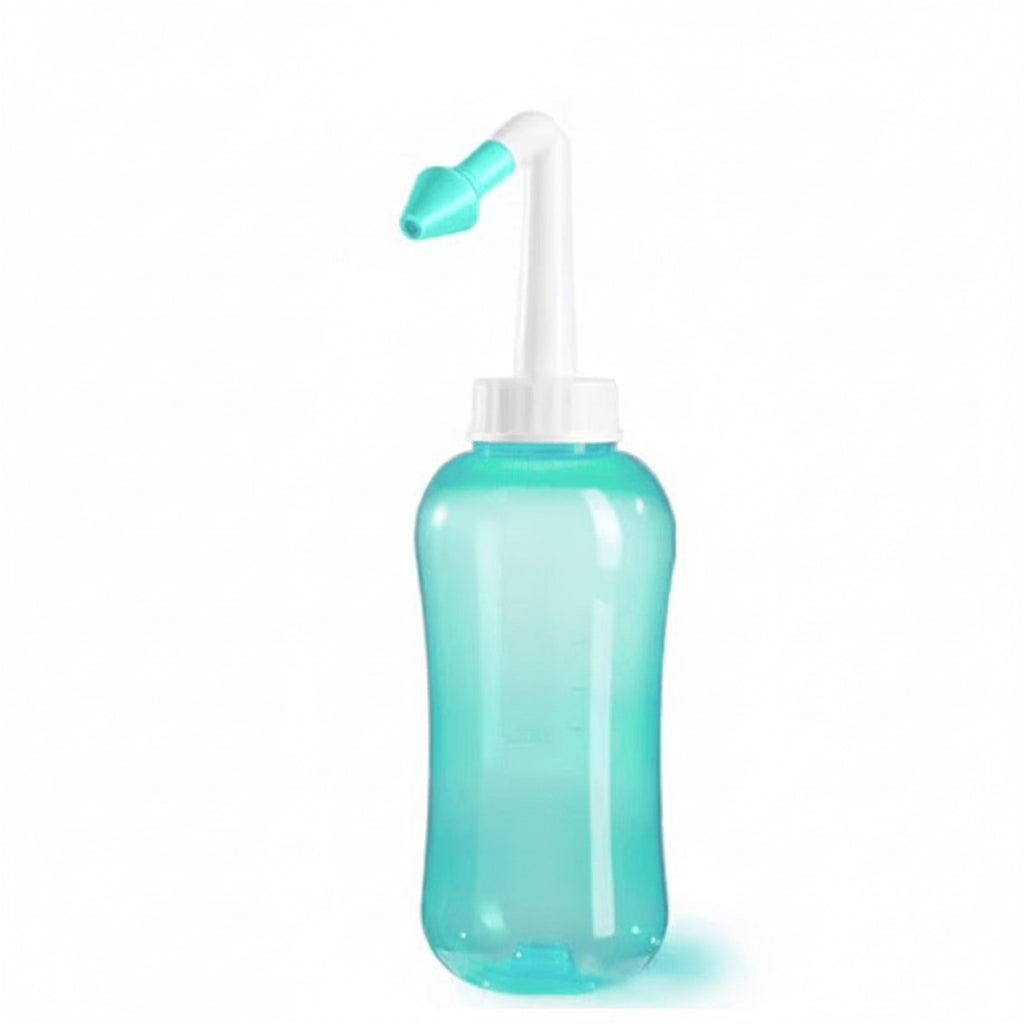 Nasal Irrigation Bottle Pressurized Flow for Daily Nasal Rinse