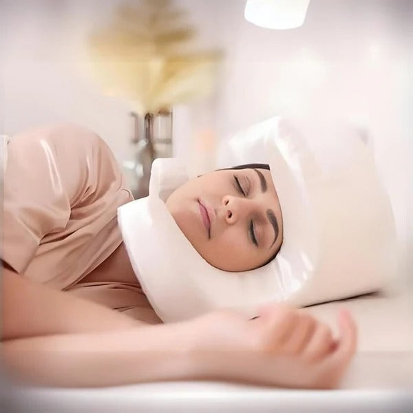 Memory Foam Face Pillow Ergonomic Support Cushion