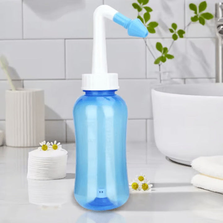 Nasal Irrigation Bottle Pressurized Flow for Daily Nasal Rinse