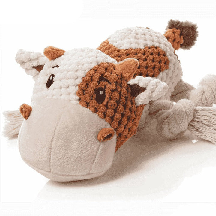 Dog Toy Durable Squeaky Octopus with Crinkle Texture