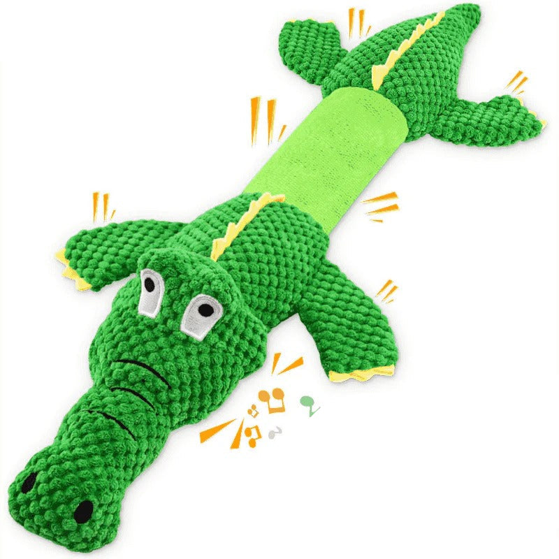 Dog Toy Durable Squeaky Octopus with Crinkle Texture