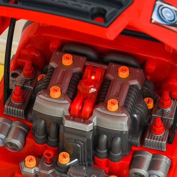 Kids Truck Engine Toy Set Plastic Interactive Play