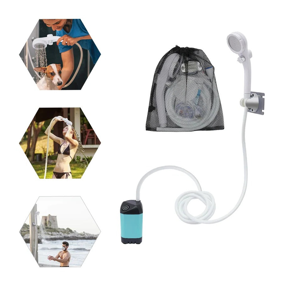 Portable Electric Shower for Camping Outdoor Use - Lenila