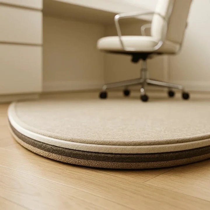 Floor Chair Mat Carpeted Cleated Underside High Impact Strength