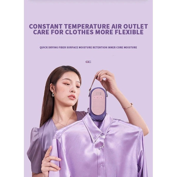 Foldable Electric Clothes Drying Rack with Shoe Dryer and Timer