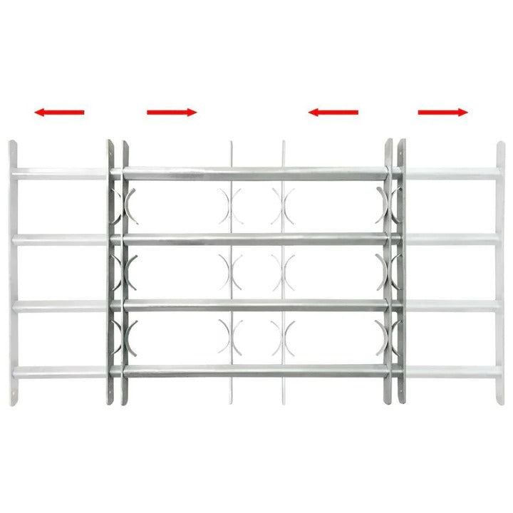 Adjustable Window Safety Grille with Crossbars