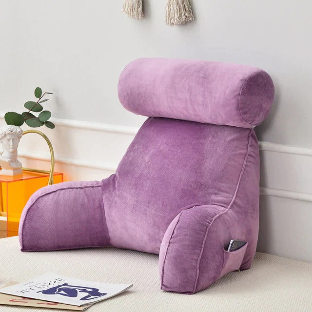 Reading Bed Pillow with Arms Support