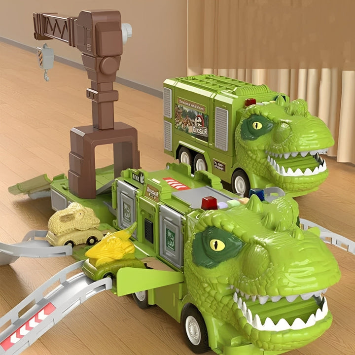 Kids Dinosaur and Truck 2-in-1 Convertible Toy